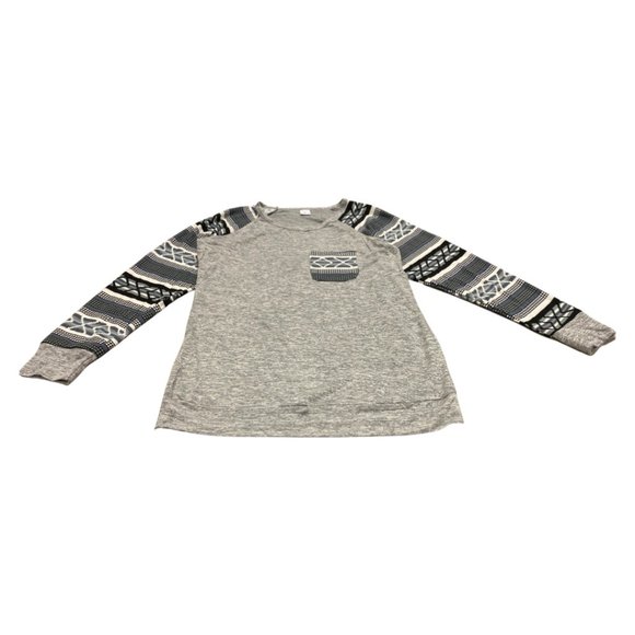 Women Casual Long Sleeve Knitted Raglan Shirts Pullover Sweater - Picture 1 of 4